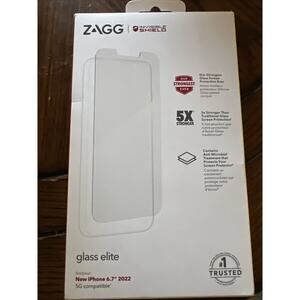 Zagg Invisible Shield Glass Screen Protection iPhone 14 Plus & Pro Max New